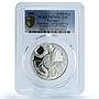 Portugal 100 escudos Navigation Probe KM-649a Ship PR 70 PCGS silver coin 1990