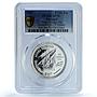 Portugal 100 escudos Nuno Tristao Essai KM-640a Ship SP 70 PCGS silver coin 1987