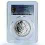 Portugal 100 escudos Diogo Cao Probe KM-641 SP 69 PCGS CuNi coin 1987