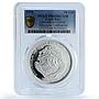Costa Rica 10 colones Unification KM-192 History Tree PR68 PCGS silver coin 1970