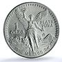 Mexico 1 onza Libertad Angel of Independence KM-494.2 Bullion silver coin 1990