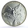Mexico 1 onza Libertad Angel of Independence KM-639 Bullion silver coin 2001