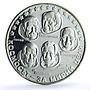 Bulgaria 10 leva Cosmonauts KM-157 Space Intercosmos proof silver coin 1985