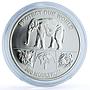 Bhutan 300 ngultrum Protect Our World KM-68 Fauna Elephant silver coin 1993