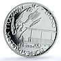 Czech Republic 200 korun Tram in Brno KM-13 Train Horse proof silver coin 1994