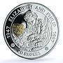 Mauritius 20 rupees Elizabeth II Philip Prince Charles KM-64 silver coin 1997