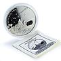 Liberia 10 dollars Meteorite NWA 267 KM-1605 Space Camel proof silver coin 2004