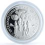 Seychelles 50 rupees Year of the Child KM-42 UNICEF proof silver coin 1980