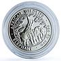 Zambia 1000 kwacha Elephant KM-183 African Wildlife Fauna proof silver coin 2003