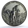 Switzerland Bern Shooting Festival High Relief Richter-210a silver medal 1888