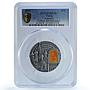 Palau 10 dollars Kremlin Moscow KM-424 Tiffany Art SP 70 PCGS silver coin 2012