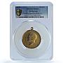 Philippines Manuel Quezon Centenary Honeycutt-741a MS 63 PCGS bronze medal 1978