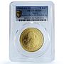 Spain Carlos III 8 Escudos 1762 S JV Restrike Gilt MS 69 PCGS silver coin 2000 M