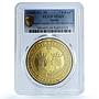 Spain Reyes Catolicos 4 Excelente 1474 Restrike Gilt MS 69 PCGS silver coin 2000