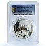 Palau 5 dollars Hagia Sophia Turkiye KM-419 Wonders PR 70 PCGS silver coin 2012