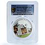 Palau 5 dollars Sao Miguel Das Missoes Brazil KM-716 PR 70 PCGS silver coin 2014