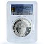Palau 5 dollars Vienna Ferris Wheel Austria KM-420 PR 70 PCGS silver coin 2012