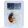 Palau 5 dollars Temple Artemis Greece KM-209 Wonders PR 70 PCGS silver coin 2009