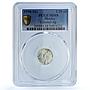 Mexico 1/20 onza Libertad Angel Independence KM-609 MS 68 PCGS silver coin 1998