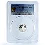 Mexico 1/20 onza Libertad Angel Independence KM-609 PR 69 PCGS silver coin 2011