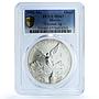 Mexico 1 onza Libertad Angel of Independence KM-613 MS 67 PCGS silver coin 1996