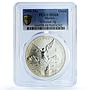 Mexico 1 onza Libertad Angel of Independence KM-639 MS 68 PCGS silver coin 2000