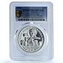 Liberia 10 dollars Ayrton Senna KM-85 Formula One Car PR69 PCGS silver coin 1992