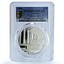 Liberia 20 dollars Athens Greece Architecture Temple PR 69 PCGS silver coin 2000