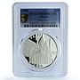 Liberia 20 dollars Paris France Architecture City PR 69 PCGS silver coin 2000
