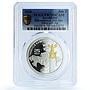 Kazakhstan 500 tenge Independence KM-334 Anniversary PR 70 PCGS silver coin 2016