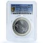 Kazakhstan 500 tenge Soyuz Apollo KM-130 Space PR 69 PCGS bimetal coin 2009