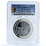 Kazakhstan 500 tenge Belka Strelka Space Dogs PR 69 PCGS bimetal coin 2020