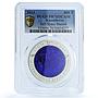 Kazakhstan 500 tenge International Space Station PR 70 PCGS bimetal coin 2013