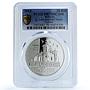 Belarus 20 roubles John Baptist Church KM-467 Religion PR 70 PCGS Ag coin 2014