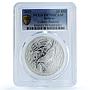 Belarus 20 roubles Zvanets KM-658 Reserves Fauna Bird PR70 PCGS silver coin 2019