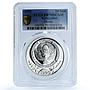 Kyrgyzstan 10 som Manas KM-1 Literature Horseman PR 70 PCGS silver coin 1995