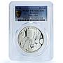Romania 10 lei State Mint Old Desing Coins Building PR 70 PCGS silver coin 2010