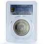 Iraq 250 fils Year of the Child KM-144 UNICEF PR 67 PCGS nickel coin 1979