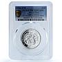 Isle of Man 10 pounds Mansell KM-345 Formula One Car PR 70 PCGS silver coin 1992