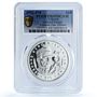 Liberia 10 dollars Berger KM-83 Formula One Car PR 69 PCGS silver coin 1992