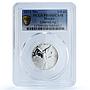 Mexico 1/4 onza Libertad Angel of Independence KM-611 PR68 PCGS silver coin 2011