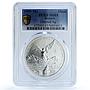 Mexico 1 onza Libertad Angel of Independence KM-613 MS 65 PCGS silver coin 1999