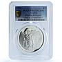 Cyprus 1 pound Refugee KM-46a Turkish Invasion PR 67 PCGS silver coin 1976