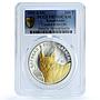 Kazakhstan 100 tenge Caracal KM-134 Fauna Cat PR 70 PCGS silver coin 2009