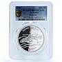 Armenia 100 dram Salmon KM-153 Red Book Fauna Fish PR 69 PCGS silver coin 2007