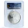 Spain Fernando VII 5 Pesetas 1809 Girona Restrike MS 68 PCGS silver coin 2000-02