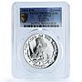 Isle of Man 1 crown Frodo KM-1191 Lord of Rings PR 70 PCGS silver coin 2003