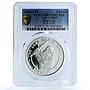 Isle of Man 1 crown Aragorn KM-1192 Lord of Rings PR 70 PCGS silver coin 2003