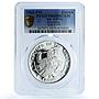 Isle of Man 1 crown Gimli KM-1194 Lord of Rings PR 69 PCGS silver coin 2003