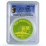 French Polynesia 5000 poa Crescent Island X#3 MS 69 PCGS plastic coin 2006